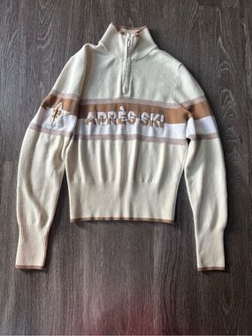 PINK Victoria’s Secret Après Ski Quarter Zip Knit Sweater large